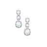 The Diamond Ladder Earrings by Just Brilliant – Crafted in 18-karat white gold, these earrings feature six solitaire diamonds totaling 6.30 carats. The graduated design, reminiscent of a ladder, offers a striking fusion of modern sophistication and timeless elegance, creating a brilliant ascent of light and sparkle.