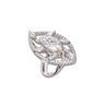 The Heritage Ring by Just Brilliant – Crafted in 18K white gold, featuring 4 carats of exquisitely cut lab-created diamonds at its center, surrounded by a delicate halo of 1.80 carats of pavé-set diamonds. A masterful fusion of timeless refinement and modern sophistication, this ring embodies exceptional craftsmanship and ethical luxury.