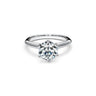 Just Brilliant solitaire ring in 18K white gold from the 'Marry Me' collection, symbolizing timeless elegance and commitment.