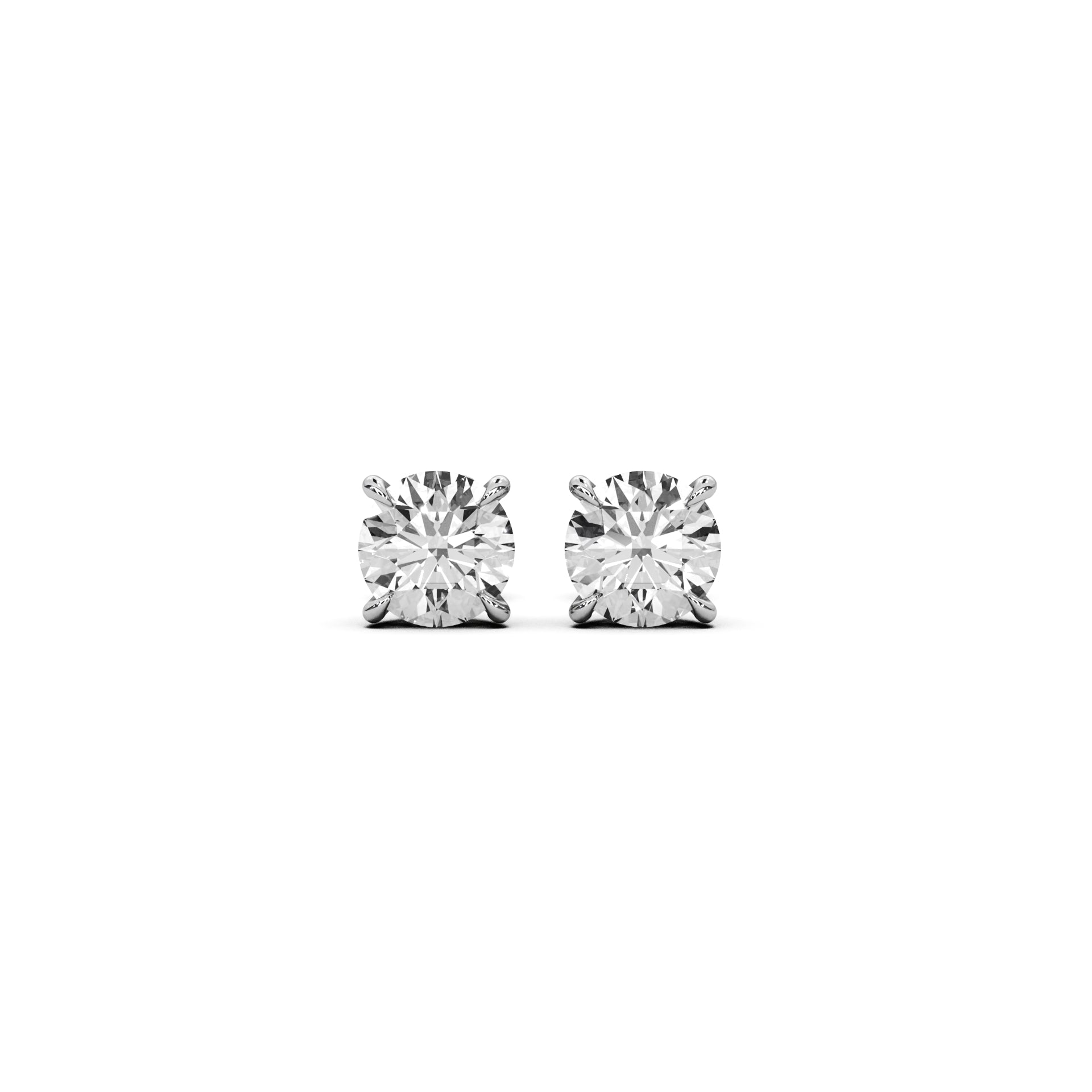 Solitaire Studs 4 prong Just Brilliant