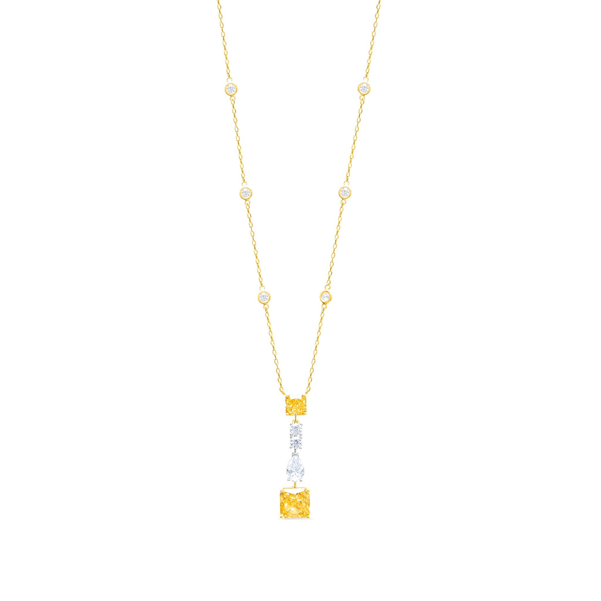 The Sunny Majesty Necklace from the Stella Luna collection by Just Brilliant 